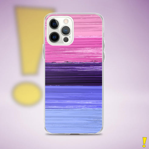 Omnisexual Pride Flag Brush Strokes Clear Case for iPhone®